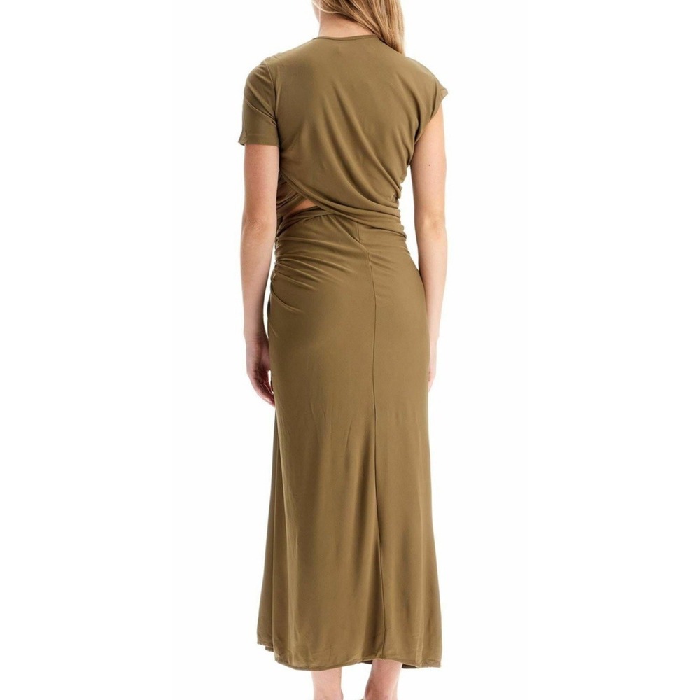 CHRISTOPHER ESBER twisted‎ jersey dress Green Size 40. NWT $990 - Picture 3 of 14
